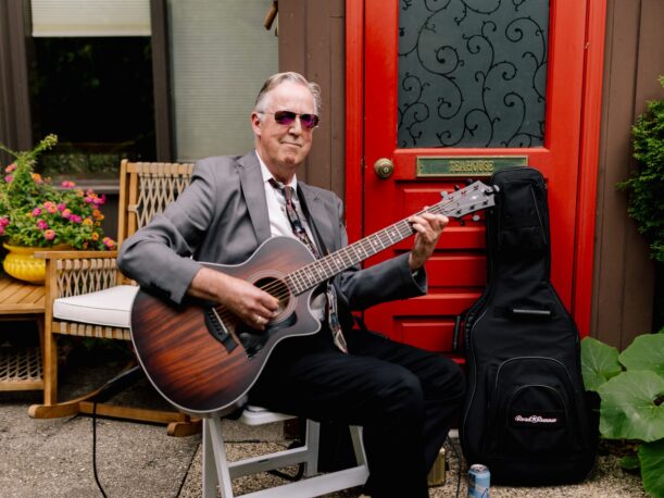 Musician Stone Chalet Elopement